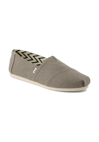 Espadril / Keten Erkek 10021903 Toms Heritage Canvas Vetiver Grey Vetiver Grey Gri