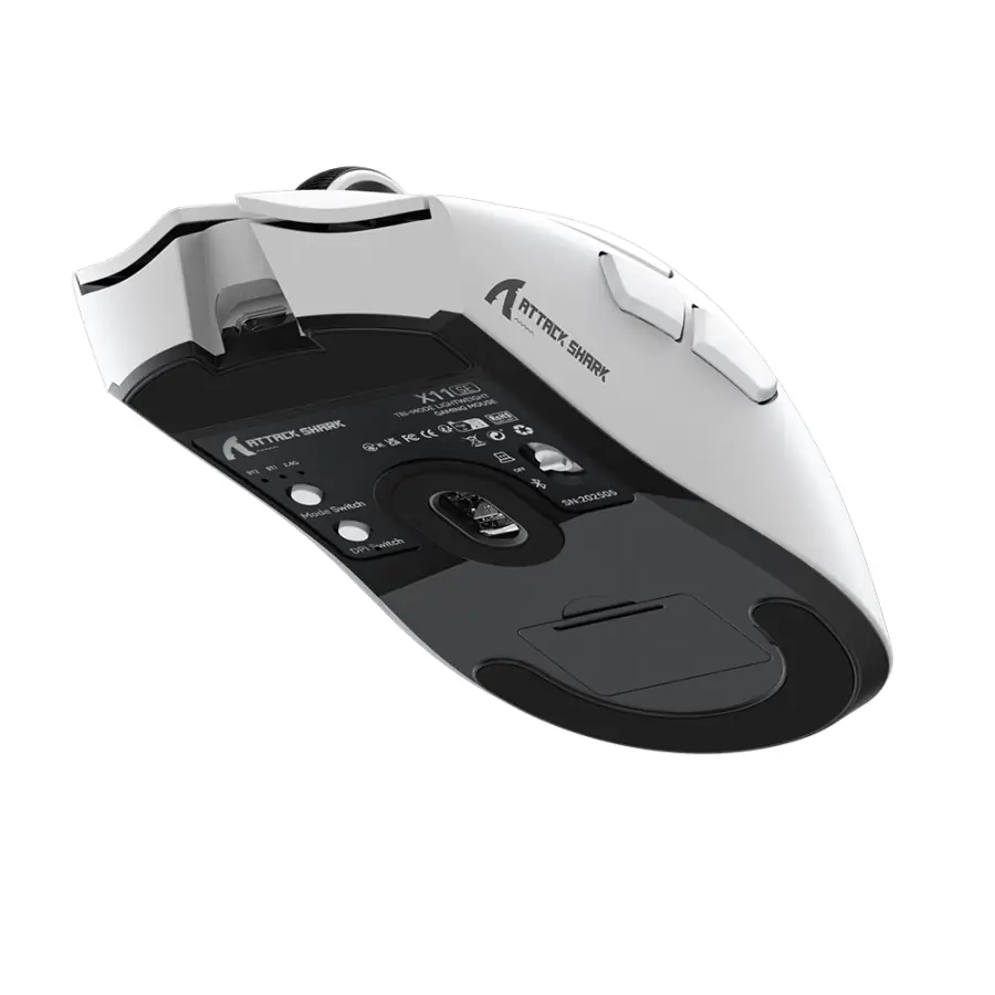 Attack Shark X11se Beyaz Kablosuz Gaming Mouse As-x11se-wh