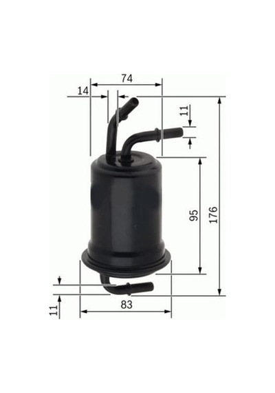 SARDES SF238 Benzin Filtresi A4 A6 A8 2.0 Fsı 3.0 Tfsı