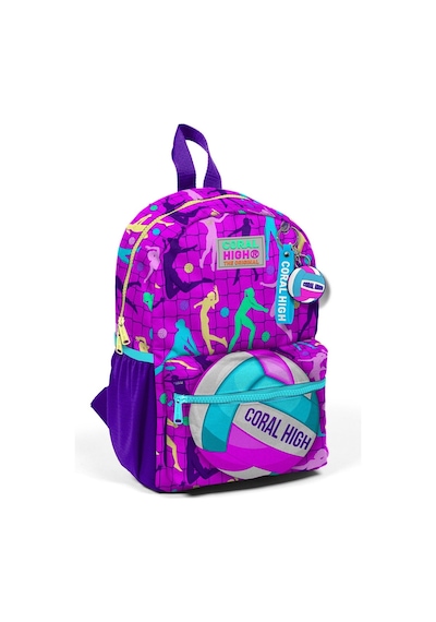 Coral High Pembe Mor Voleybol Mini Yuva Sırt Çantası - Kız Çocuk
