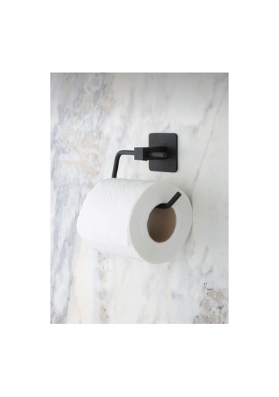 Buççin Online Mağaza Yapışkanlı Siyah Tuvalet Kağıdı Askısı Delme Gerektirmez Duvar Tipi Wc Kağıtlık Metal Siyah Çok Renkli