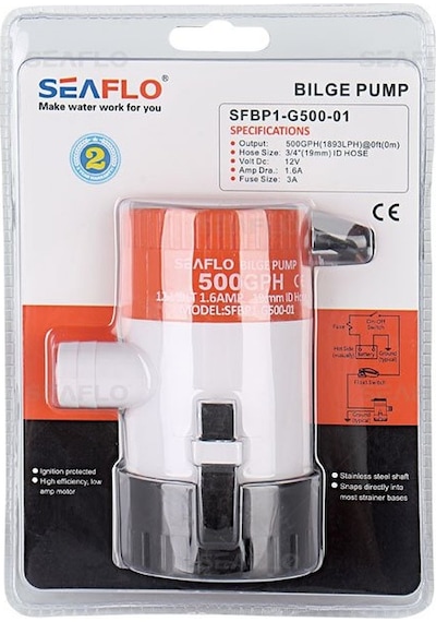 Seaflo Sr12202 Sintine Dalgıç Pompa 12v 1100 Gph