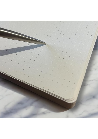 Özel Tasarım Kraft Kapaklı A4 Defter - 180 Derece Açılabilir, Sırtı Dikişli,%100 El İşçiliği, Ofis, Okul, Günlük Kullanım İçin İdeal Defter Noktalı Çok Renkli