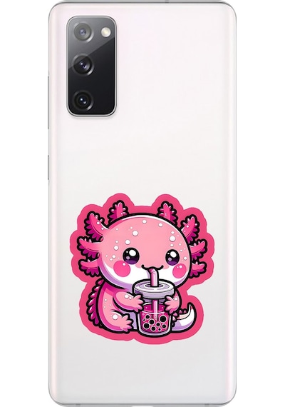 Samsung Galaxy S20 Fe Uyumlu Şeffaf Kılıf Şeffaf New Minies 4 Tasarımlı