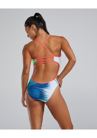 Tyr Durafast Elite Kadın - Kız Trinityfit Yüzücü Mayo Çok Renkli