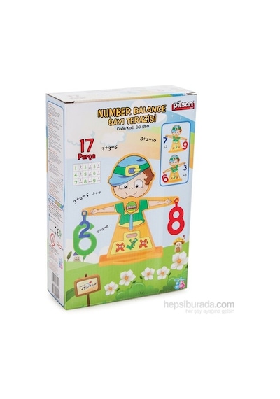 Pilsan Sayı Terazisi 17 Parça 03-250 Eğitici Set