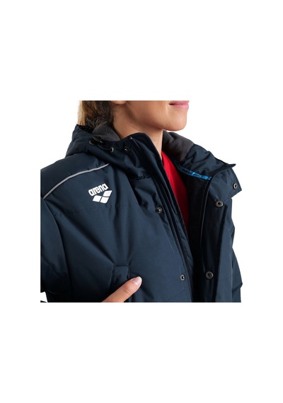 Arena Team Solid Unisex Lacivert Günlük Stil Parka 004914700 Mavi