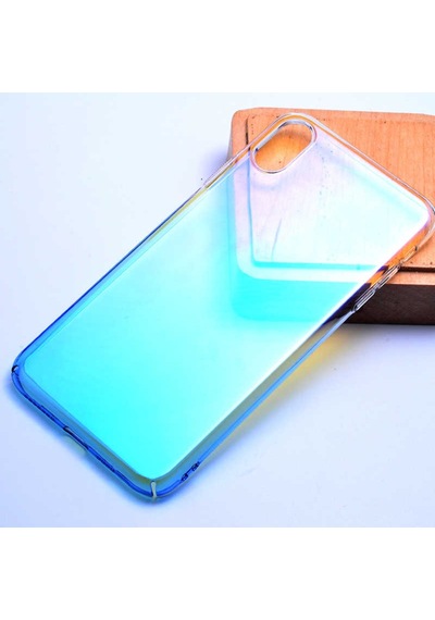 Apple Uyumlu iPhone XS Max 6.5 Kilif Renkli Gökkusagi Transparan Kapak 486423657