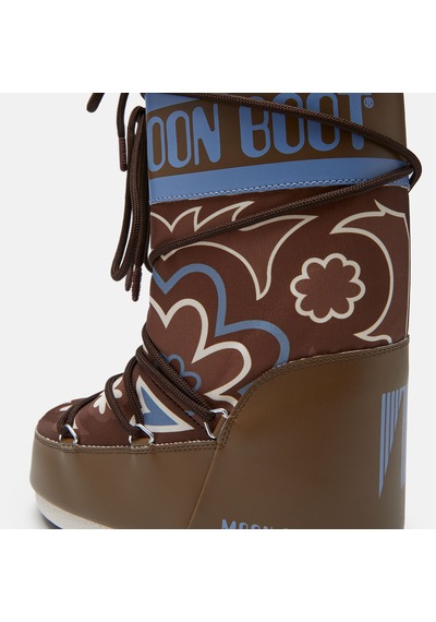 Bot Kar Kadın 80d1402940-mh07 Moon Boot Icon Flower Brown/elephant Grey Kahverengi
