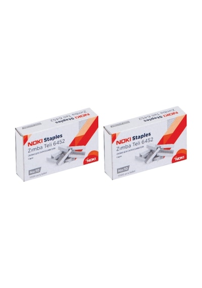 Küçük Beyaz Zımba Teli No:10 1000'li X 2 Paket