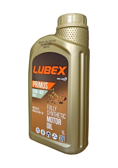 Lubex Primus 0W-40 Mv Tam Sentetik Motor Yağı 6 x 1 L