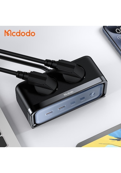 Mcdodo CH-4610 70WGan 6 in 1 Güç Ünitesi Siyah