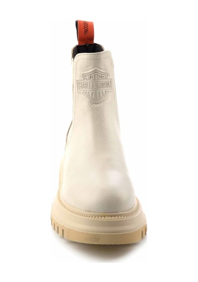 Harley Davidson Beige Leather Kadın Bot & Bootie Hd0777003103 Bej