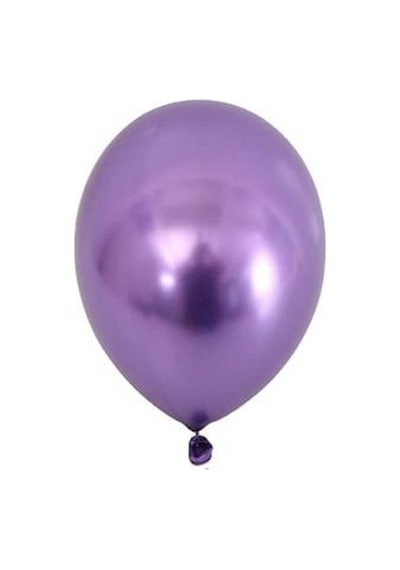 Minik Krom Balon Mor 20 Adet 418