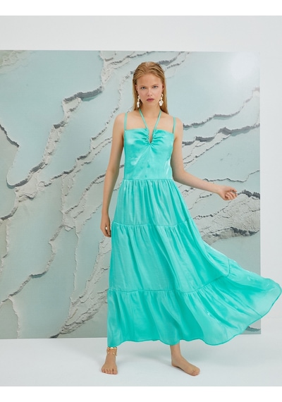Koton Şahika Ercümen X Koton - Askı Detaylı Katlı Uzun Elbise Mınt 2sak80491ew 2SAK80491EWMNT Mint Yeşili Koton Şahika Ercümen X Koton - Askı Detaylı Katlı Uzun Elbise Mınt 2sak80491ew 2SAK80491EWMNT Mint Yeşili