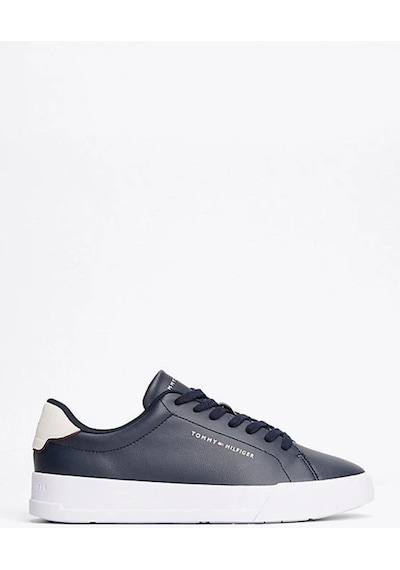Tommy Hilfiger Tommy Jeans Erkek Lacivert Pebble Grain Court Sneaker Lacivert