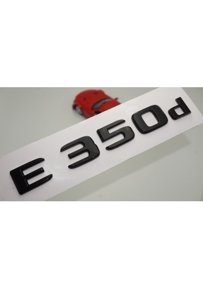 E 350d Bagaj Parlak Siyah ABS 3M 3D Yazı Logo