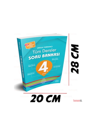 4.Sınıf Tüm Ders Soru Bankası Türkçe Mat Fen Bil Sos