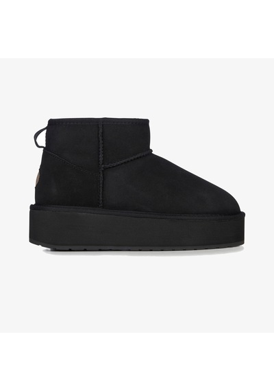Emu Australia Stinger Micro Flatform Kadın Siyah Bot W13082 Siyah