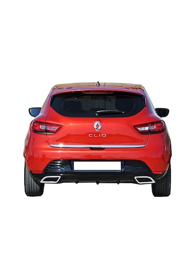 Renault Clio 4 Sport P Black Difüzör Krom Egzos Ucu 2012-2016