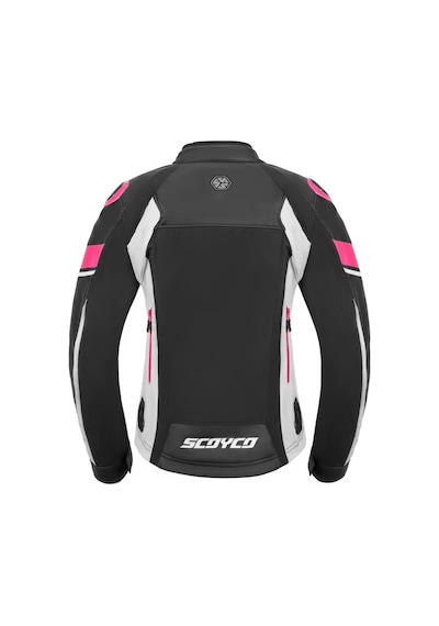 Scoyco JK152W Kadın Motosiklet Montu-62418-Siyah - Pembe