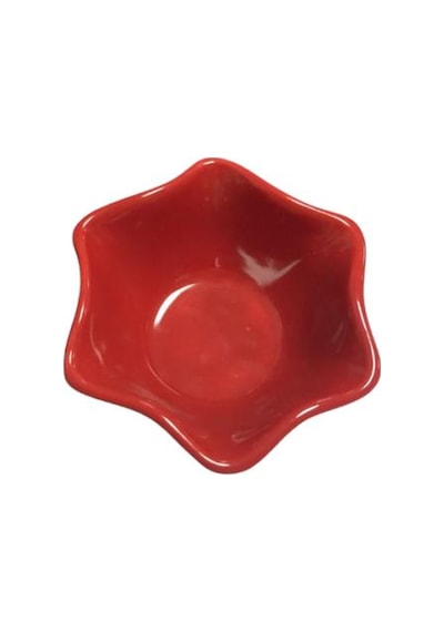 Keramika Roma Çerezlik 11 Cm Kırmızı Bayrak Kırmızı