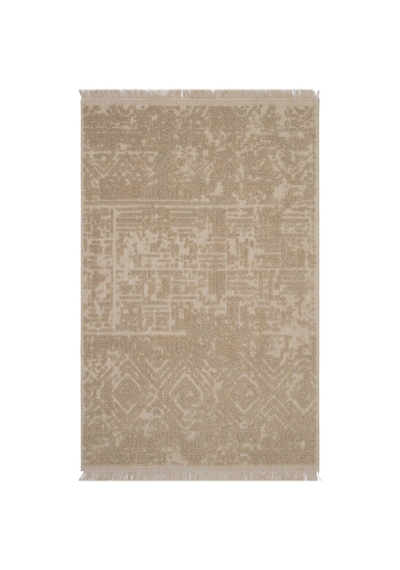 Cool Halı Rustika Bej Jüt Halı Eskitme Vintage Etnik İskandinav Tarzı Kaymaz Dekoratif Jüt Kilim