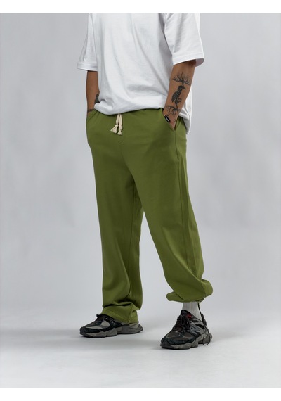 Cocopelli Paça Ayarlamalı Regular Haki Erkek Jogger Pantolon Coc3565