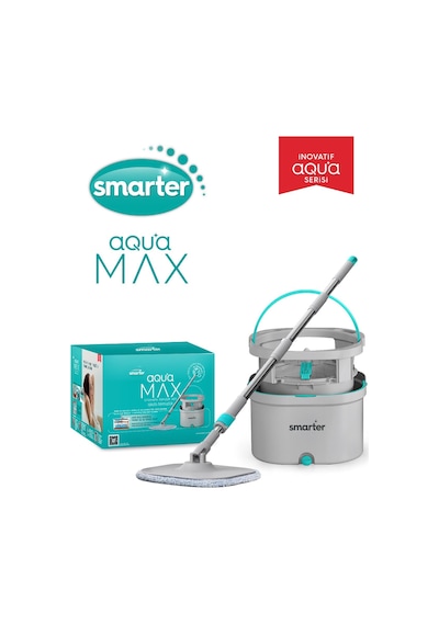 Smarter Aqua Max Temiz Kirli Suyu Ayırma Özelliği Çift Kova Otomatik Temizlik Seti