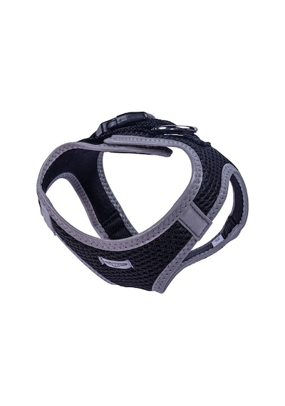 Doggie Havalı Dokuma Reflektör Serisi Küçük Irk Göğüs Tasması Siyah XS-30-34Cm Siyah