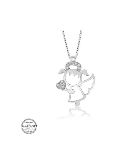Swarovski Taşlı Gümüş Su Perisi Kadın Kolye (522140201)