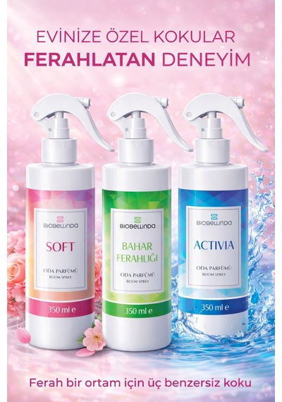 Doğal Kötü Koku Engelleyici Oda Parfümü Soft 2'li Set