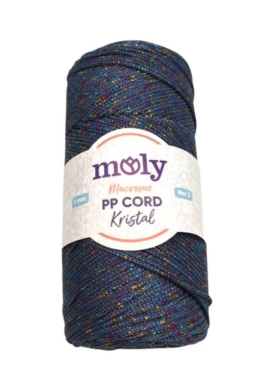 Angel Çanta Aksesuar Moly Yarn 200 Gr Simli Polyester Makrome No:5 Diğer
