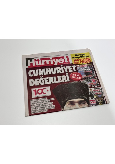 29 Ekim 2023 Hürriyet Gazetesi 100.yıl Özel 2.eki