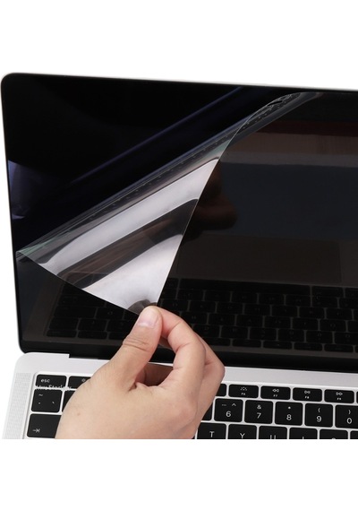 Ekran Koruyucu Apple Uyumlu MacBook Air M2-m3 15 İnç Parlak Anti Scratch Touchıd'li Air A2941 A3114 İle