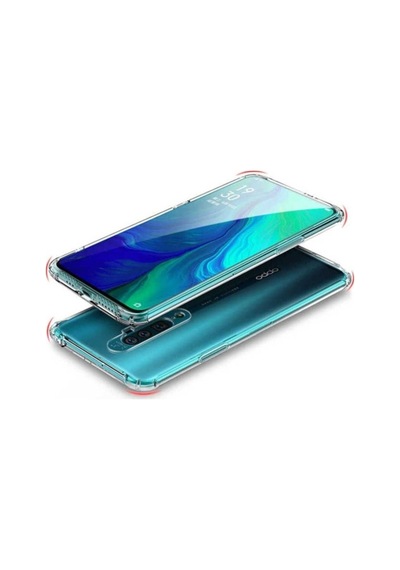Oppo A9 2020 Kılıf Zore Nitro Anti Shock Silikon Renksiz