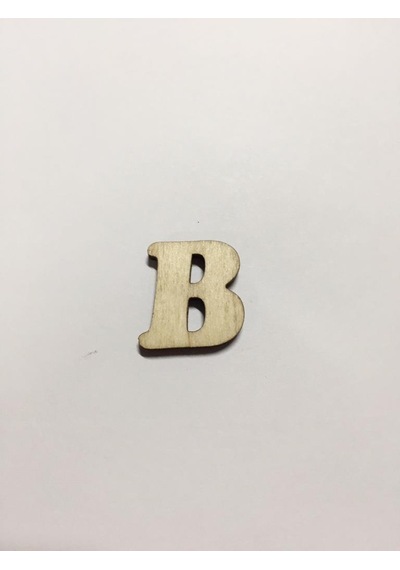 2.5 Cm Ahşap Harf ve Rakamlar - B