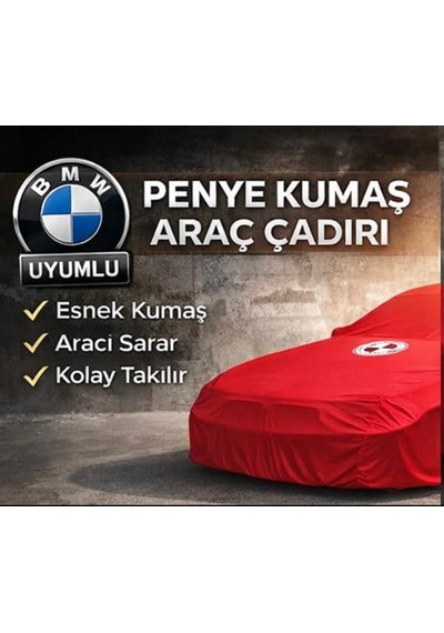 Bmw F30 Kasa Kırmızı Bmw Logolu Araç Çadırı