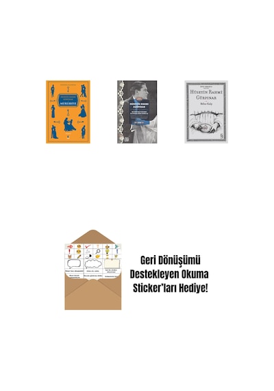 Mürebbiye + Kuyrukluyıldız Altında Bir İzdivaç Cep Boy + Billur Kalp + Okuma Sticker'ları