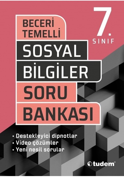Tudem 7. Sınıf Sosyal Bilgiler Beceri Temelli Soru Bankası