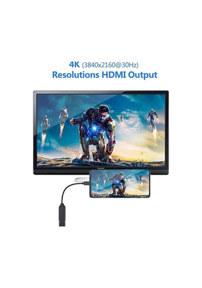 Lexroo Type-c To Hdmı Çevirici Usb C To Hdmı Adaptör Macbook Uyumlu Hc03 Standart