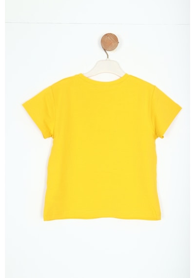 Xo Kids Kız Çocuk Tişort 4-8 Yaş 38557 Sarı