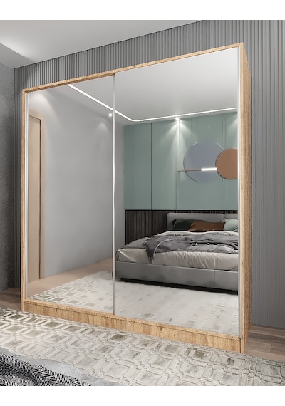 Bodrum Sürgü Kapaklı Dolap Gardırop Çam