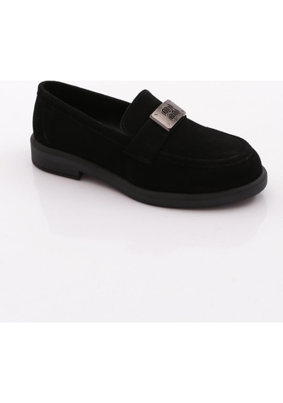 Dgn 528 Kadın Loafer Ayakkabı Siyah