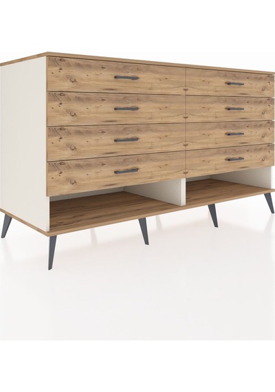 Kronos Konsol 8 Çekmeceli 176x59x99 Aytaşı-çam Aytaşı-çam