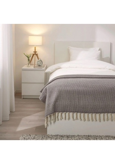 Ikea Ulltıstel Polar Koltuk Örtüsü Tek Kişilik 130 X 170 Cm Gri