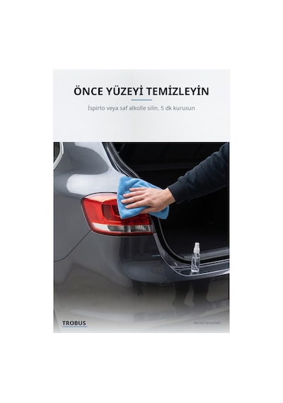 Citroen Nemo 2007 Ve Sonrası Uyumlu Krom Stop Çerçevesi 2 Parça Abs Krom