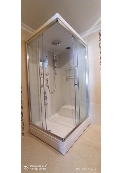 90x120 Oturmalı Duş Üstü Kompakt Sistem