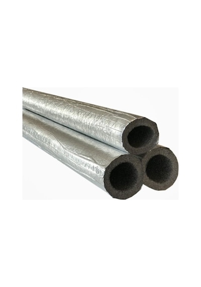 Ygt Ambalaj 4 Metre 60/10 Mm Alüminyum Folyolu İzole Boru Kılıfı