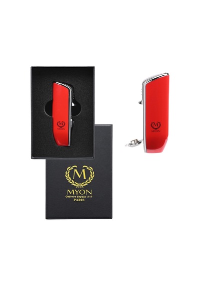 Myon 3 Pürmüz Alev Delicili Puro Çakmağı Kırmızı